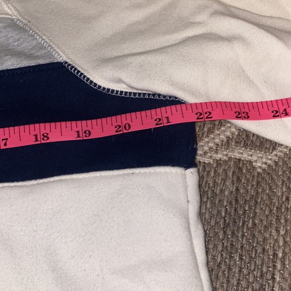 80s Style Striped Sweatshirt - Picture 2 of 5